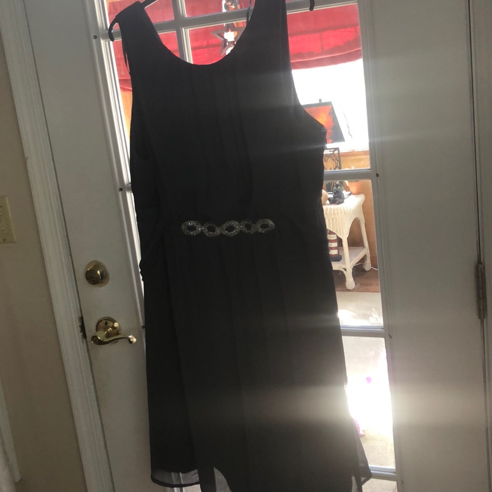 Gray short dressy dress